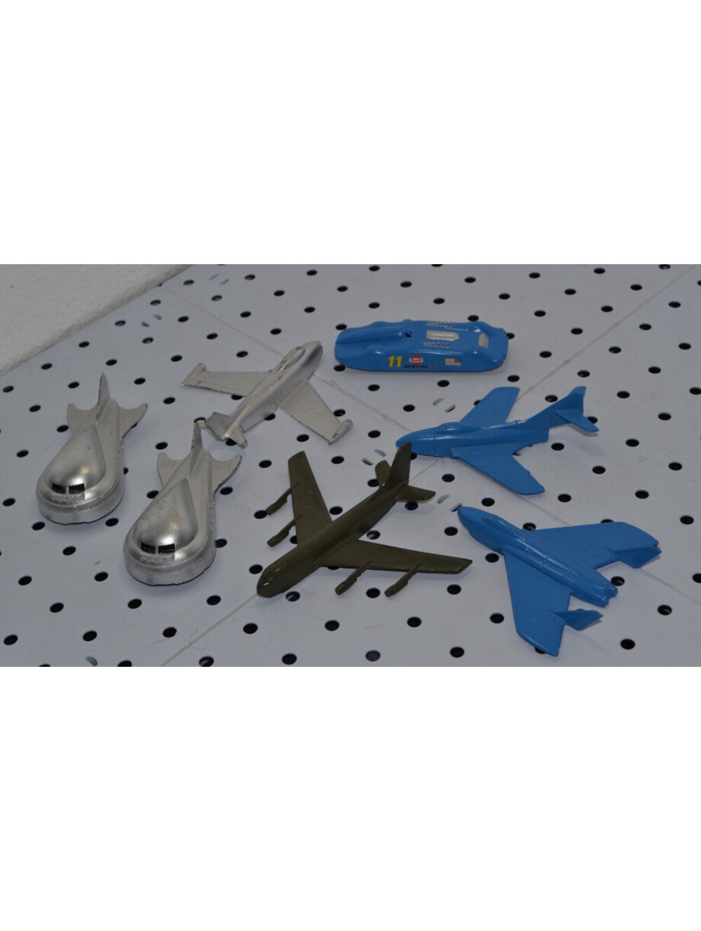 Vintage Midgetoy Diecast Collection of Military Aircraft/ Race Car /Spacecrafts